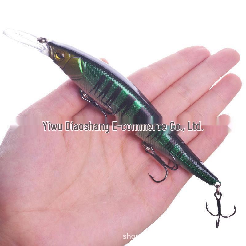 Floating Minnow Lure, 13.5cm/16g Hard Plastic Bait for Freshwater and Sea Fishing