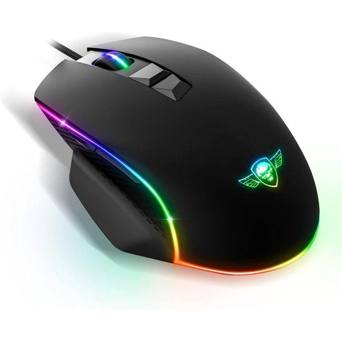 Herní myš - Spirit Of Gamer - PRO M1 - RGB Drátová - 8000 DPI - 7 Programovatelných tlačítek