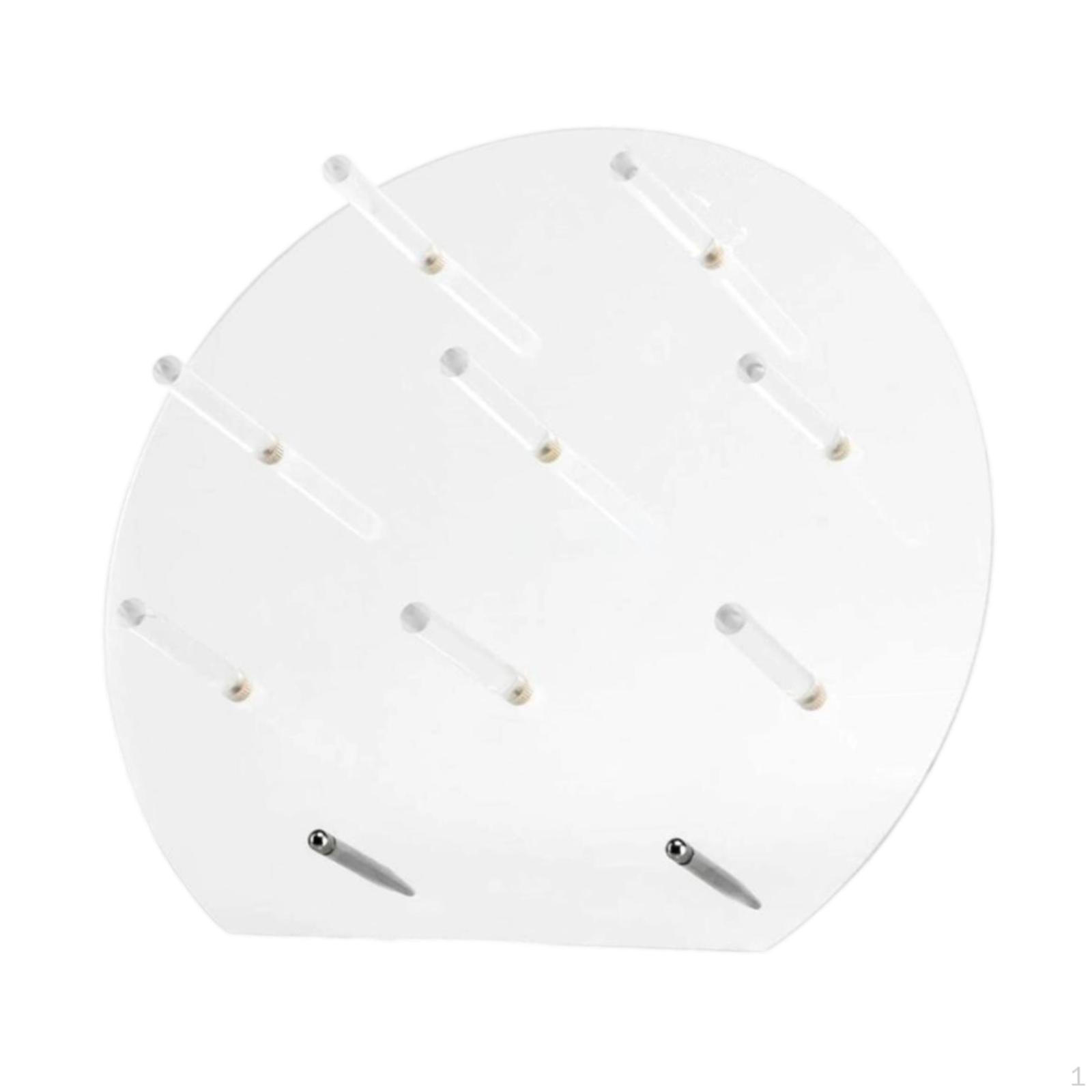 

Acrylic Donut Display Stand Clear Bagel Holder Board Reusable Easy Clean Doughnut Rack