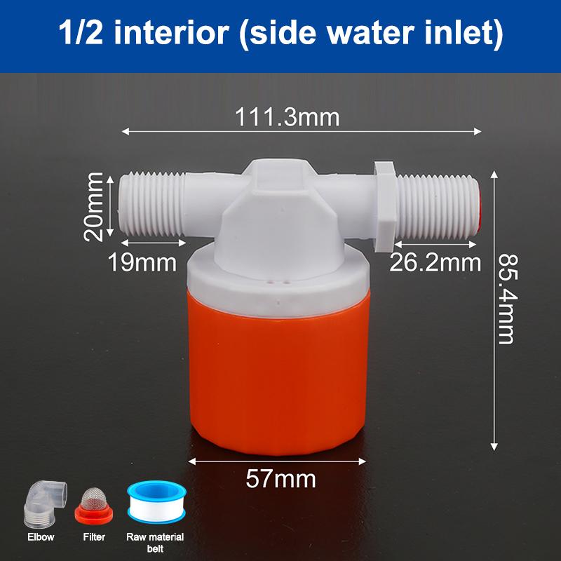 1/2" 3/4" 1" Automatyczny Kontroler Poziomu Wody Zawór Pływakowy Do Zbiornika Wieży Basenu Zawór Stopowy Wlotowy Automatyczne Odcinanie Mini Zawór Pływakowy