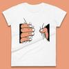 Crushing Handshake Big Hand Squeezing Funny Hand Grabbing Photographic Womens Tee T Shirt Mens Tops Unisex Top