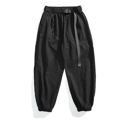 Neuer Herren-Bundle-Overall vielseitig retro locker dreidimensionale Tasche Gürtel schlank und hoch verschleißfest lässige Hose
