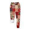 Women's casual fashion home Christmas print plush sweatpants