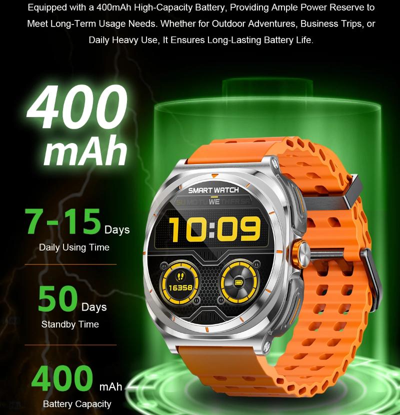 2025 New Smart Watch 2 In 1 Earphone Smartwatch Bluetooth Call for Men Watch Navigation Heart Rate Monitor Sports Music SmartWatch