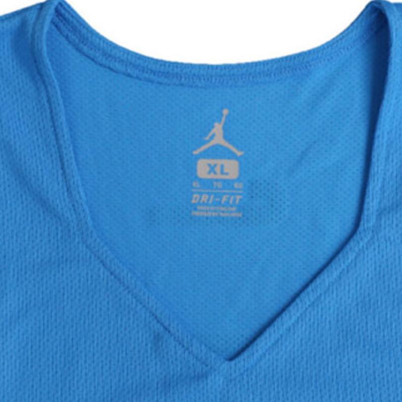 Air Jordan Ultimate Flight Logo Print Quick-Dry Breathable Sports Vest Men Tops Blue 842315-435