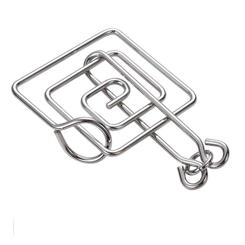 Nine-ring Puzzle Toys with High Difficulty To Untie The Rings, Loop-shaped Ring Intelligence Toy To Untie The Rings