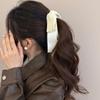 Large Size Bowknot Ribbon Hair Clip Fabric Hairpin Creative Vertical Clip  Female