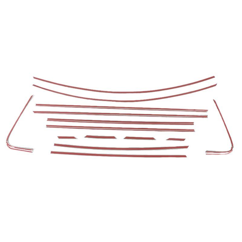 2022 BZ4X Stainless Steel Anti-Scratch Window Trim Car Accessories