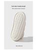Men's and Women's Winter Waterproof Cotton Slippers - Silent, Plush, Warm, Thick Sole, Closed Heel, Deodorant Down Cloth