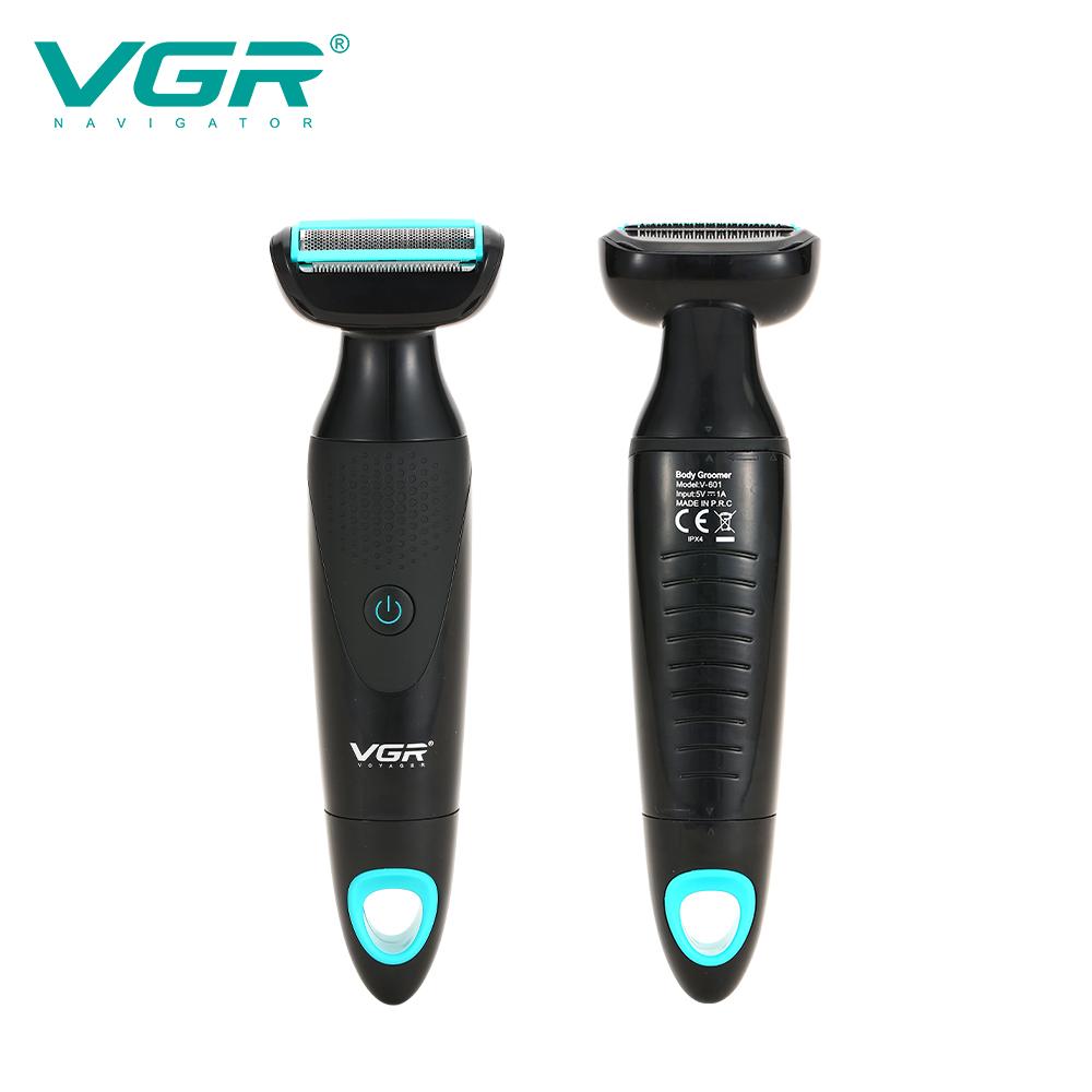 Original VGR V-601 Nuevo Portátil Retro para HOMBRE Multifuncional 2 en 1 Maquinilla de Afeitar IPX4 Lavable Recortador de Nariz Afeitadora para el Hogar y Dispositivo de Depilación