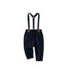 Boys' Spring/Summer First Birthday Outfit - Short-Sleeved Shirt & Long Overalls