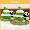 Panda Plush Toy With Double Layer Cake Design For Kids And Gift Giving