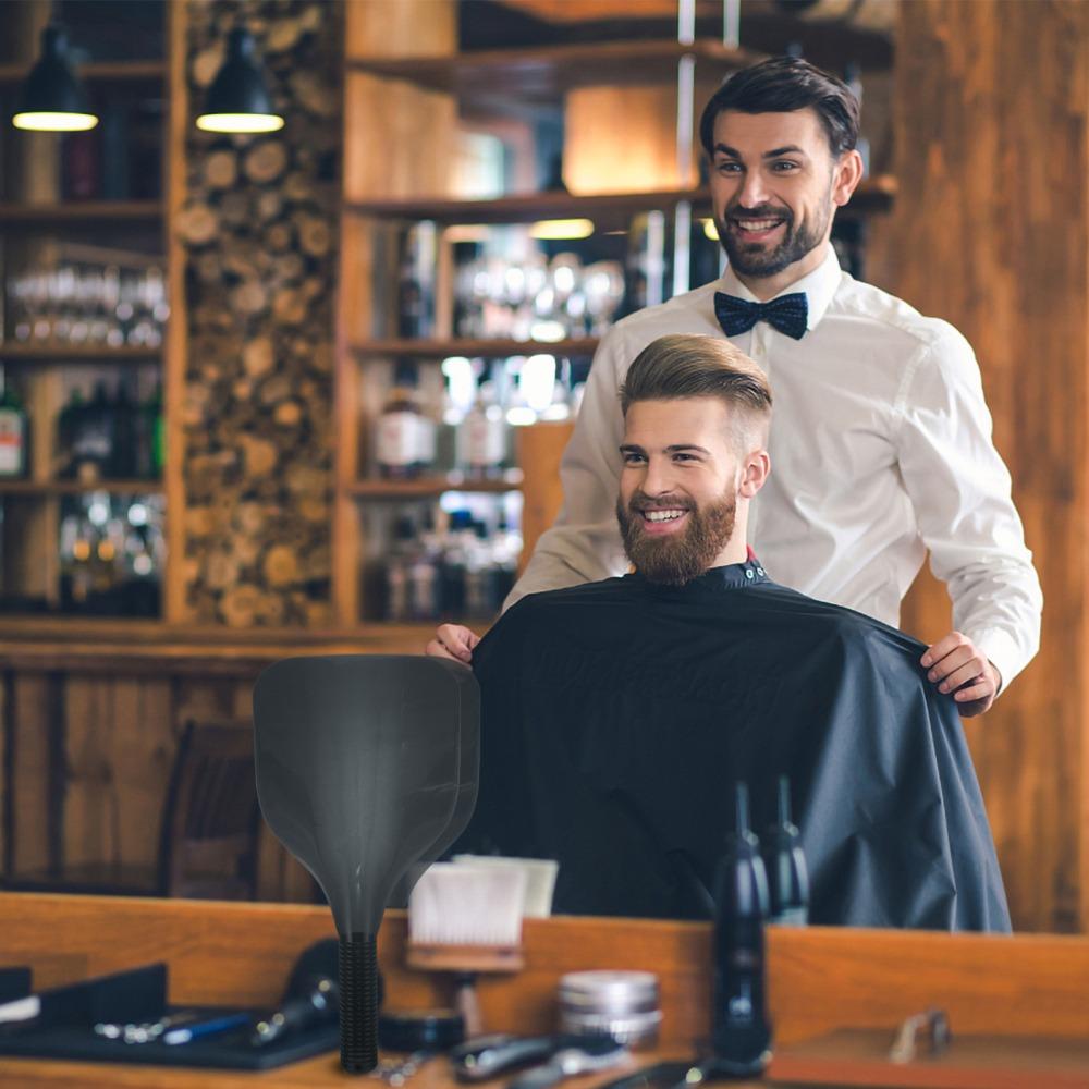 Professional Haircut Face Mask Reusable Hair Dyeing Protector Hairdressing Shield Cover Barber