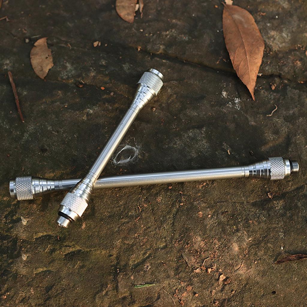 Aluminum Alloy Extension Rod Outdoor Camping Gas Light Extension Poles Gas Tank Converter Extension Rod Enduring