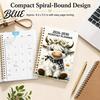 Five Year Success Growth Diary 2026‑2030 5‑Year Monthly Planner Cute Highland Cow Cover Calendar Notebook Organized Life Planner for Students 60