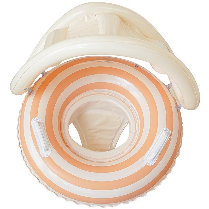 Children's Inflatable Little Rabbit Swim Ring with Double Airbag and Thickened Float Sleeves