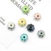 6 buc/pungă Mărgele de porțelan din ceramică lucrate manual în formă de dovleac Mărgele distanțiere libere pentru brățară colier Fabricare de bijuterii DIY