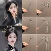 Antique Butterfly Pearl Hairpin, Curved Moon Tassel High-End Minimalist Style, Women'S Special Hairpin For Braided Hair