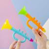 Infant Music Playthings Kids Early Montessori Style Learning Toy Colorful Musical Instruments Games ideal for Children Trumpet Random Colour