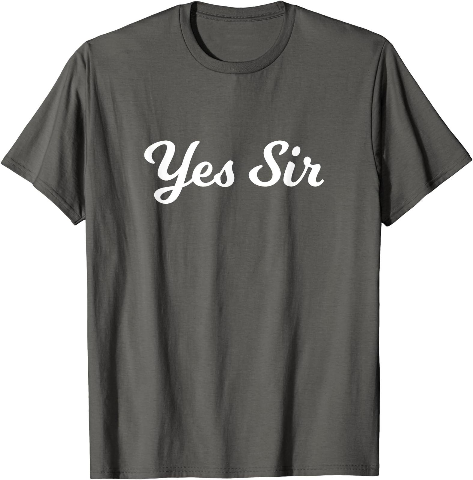 Fantasy Submissive Yes Sir Kinky Funny Tee T-Shirt S разноцветный