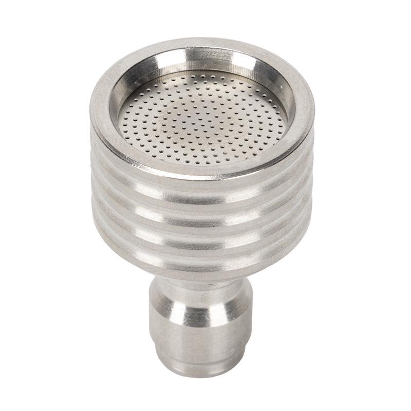High-Pressure Car Wash Gun: 1/4" Quick Connect Stainless Steel Nozzle for Soft Spray Garden & Vehicle Cleaning.