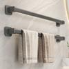 No-drill Towel Rack Self-adhesive Bathroom Organizer Self-adhesive Towel Rack for Bathroom Strong Load-bearing Hand Towel Bar