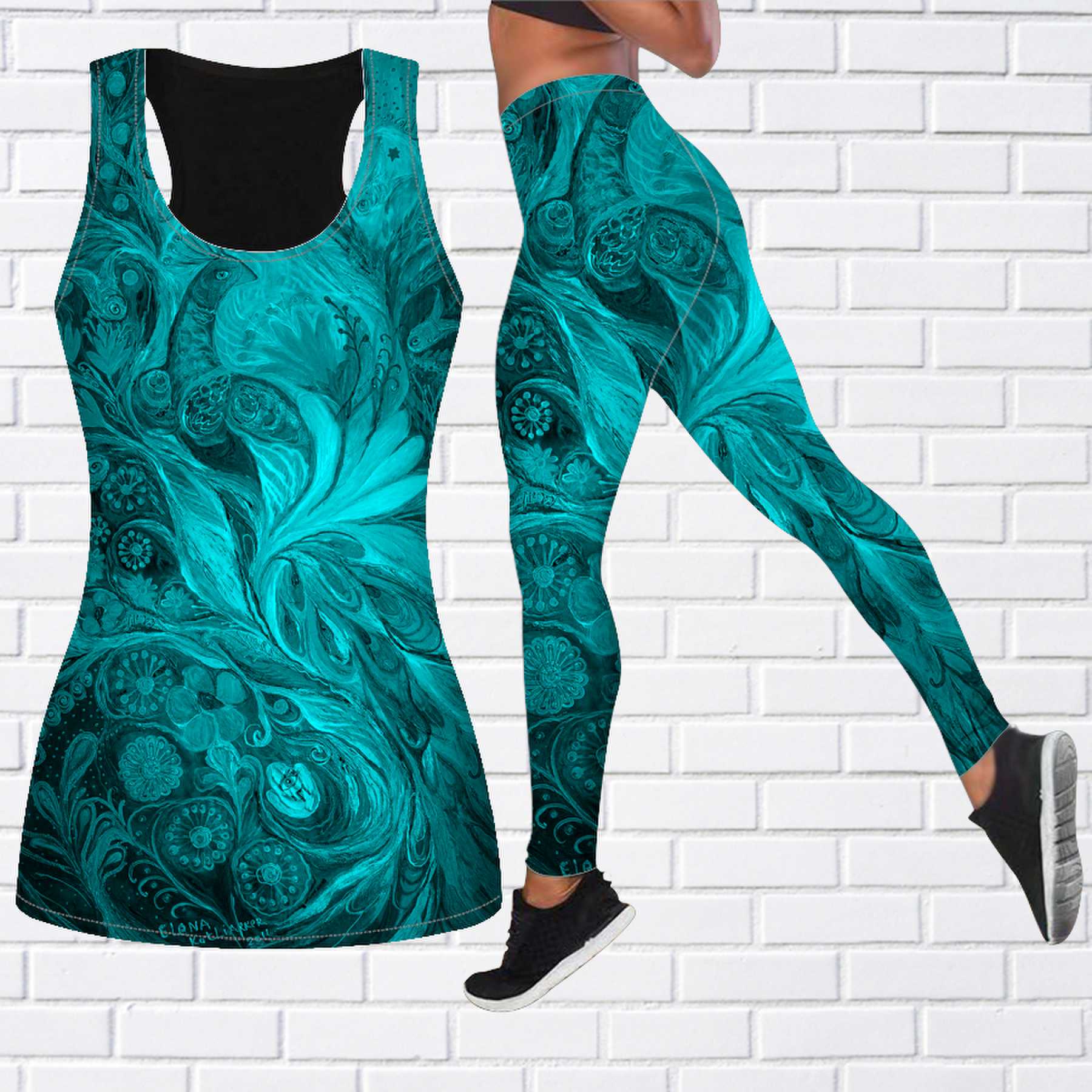 

Синий павлин принт Йога Наряд для женщин Мода Тренировка Леггинсы Фитнес Спорт Повседневные Штаны для йоги