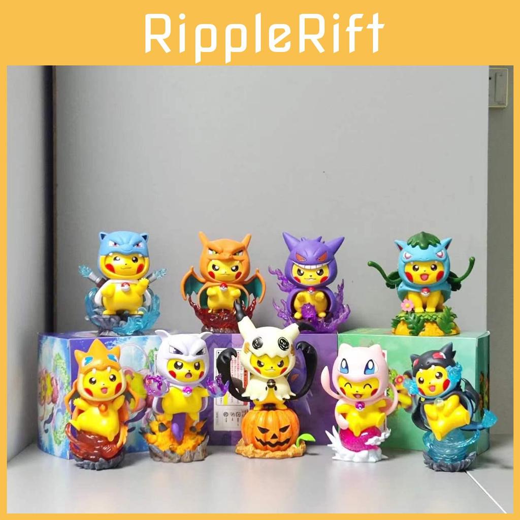 13cm Pikachu Anime Action Figure Pvc Model Cartoon Decoration Kids Gift