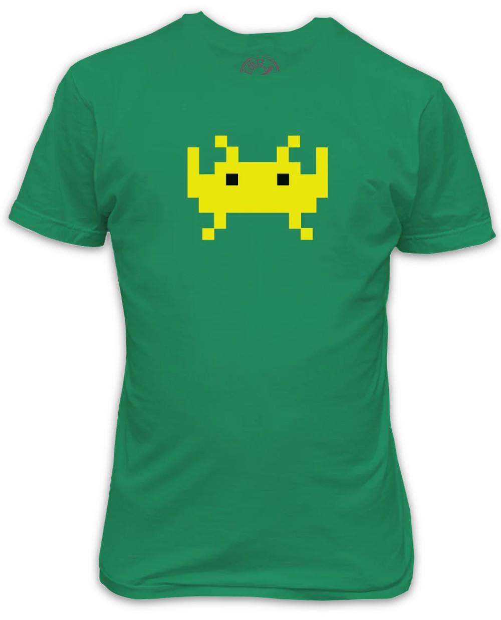 Space Invader Icon Inspired Black T-Shirt M