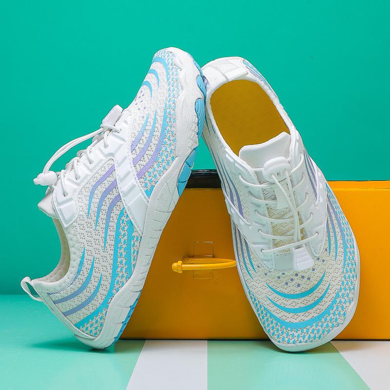 Indoor Fitness Shoes Men's and Women's Skipping Rope Shoes Mute Light Treadmill Shoes Gym Training Yoga Five Finger Sneakers