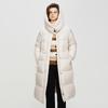 Women's Mid-Length Hooded Down Jacket