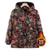 Old Women's Clothing Old Lady the Elderly Padded Jacket Women's Elderly Winter Jacket Thickened Hooded Medium and Long