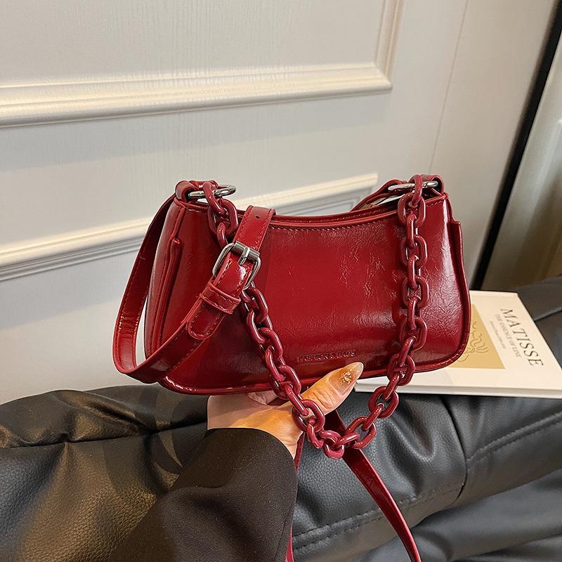 Chain bag women's trend versatile dumpling bag spring new niche simple high-end messenger bag