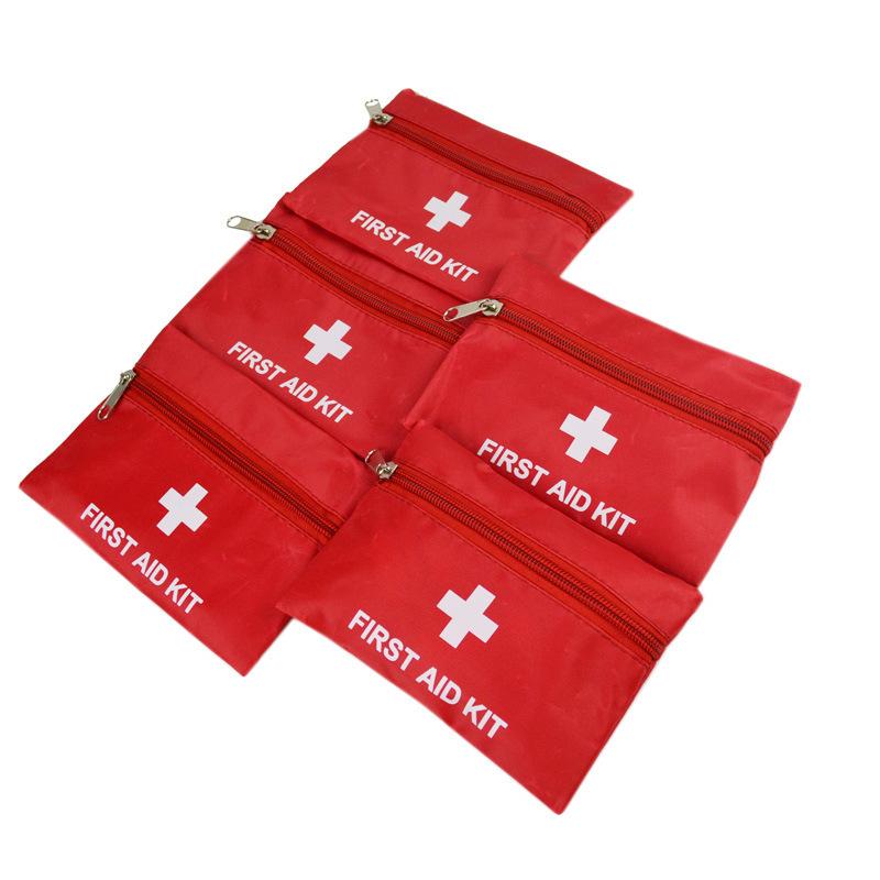 Portable Medical Storage Bag Household First Aid Kit Organizer Emergency Pouch for Travel and Car CLE