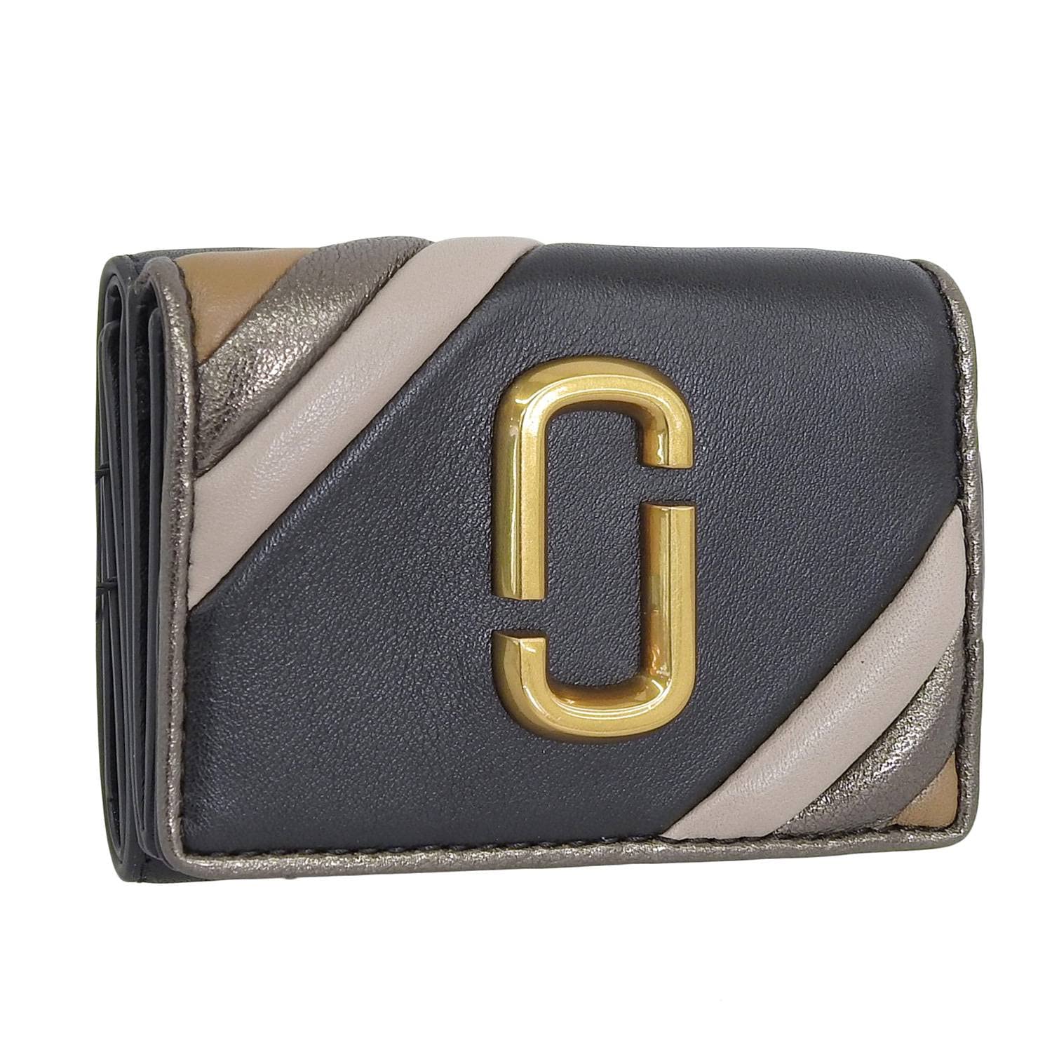 

Wallet Trifold Folding Wallet Mini Wallet Leather s160l01re21 [Marc Jacobs] Women s (BLACK MULTI/Black) [Item]