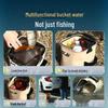 Portable Foldable Water Bucket: Multi-Functional, Wear-Resistant, Handheld Fish Container for Lure & Wild Fishing
