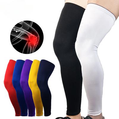 1 Piece Sports Knee Protector Brace Strap Breathable ANTI-UV Outdoor Cycling Leg Sleeve Basketball Leg Sleeve Knee Support Pads