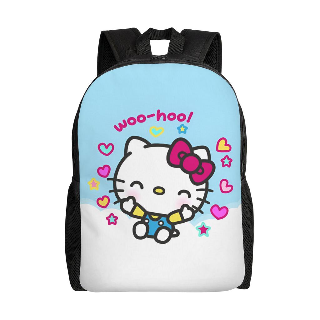 Kitties Kitten Backpacks for Women Men School College Students Bookbag Fits 15 Inch Laptop Cat Anime Bags