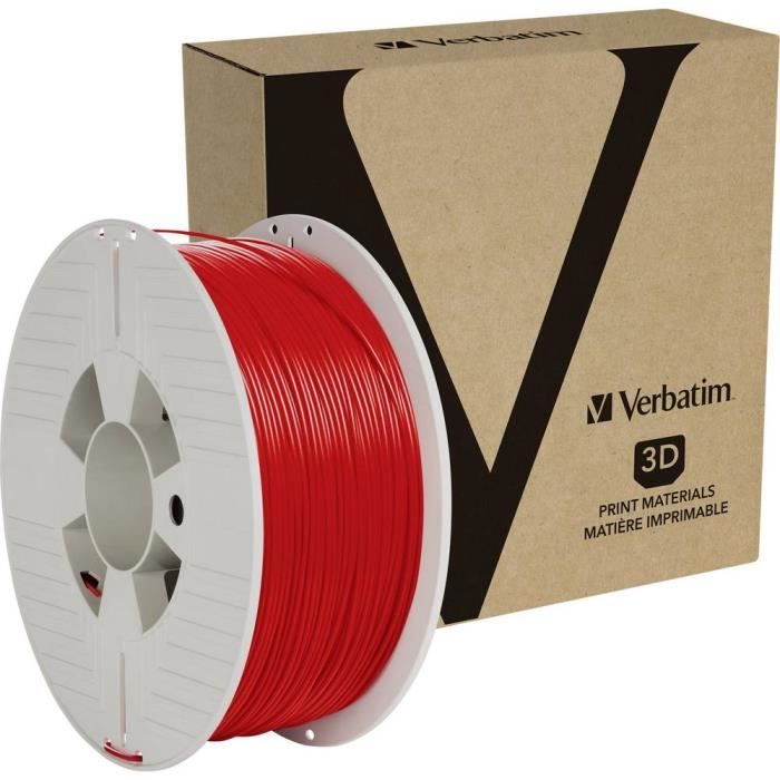 Filament PLA - Verbatim - Rouge - 1.75 Mm - 1 Kg