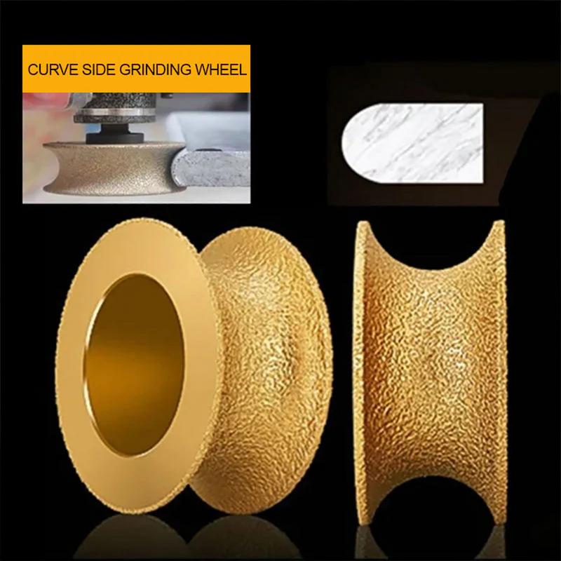 Grinding Wheels Stone Edge Marble Granite Tile Trimming Grinding Wheel Brazied Diamond Angle Grinder Grinding Disces