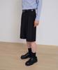 SIECLE Bermuda Wool Pants (Black)
