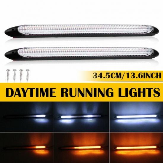 13.6  DRL Headlight LED Strip Light Daytime Running Turn Sequential Signal Lamp