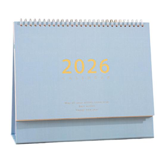 2026 Desk Calendar Retro Style Thick Paper Time Management Planner Home Office School Daily Schedule Planner