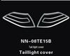 Teana 08-15 New Gen Front/Rear Headlight & Fog Light Covers with Eyebrow Design