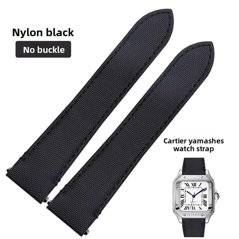Cinturino per orologio in pelle di mucca di alta qualità Per Cartier Santos WSSA0010 WSSA0018 uomo donna Rilascio rapido Braccialetto in vera pelle 19mm 21mm