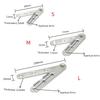 6 pcs 360° Rotating Doors Rotating Hinge Heavy-Duty Rotating Concealed Hinges Pivot Hinge  Furniture