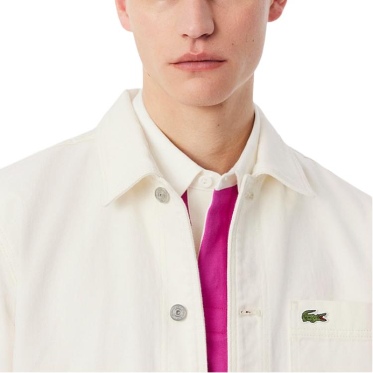 Lacoste Denim Jacket Men's Ecru CH2601-