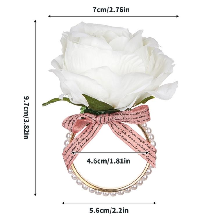 Hand Woven Faux Eucalyptuses Leaf Napkin Rings Christmas Flower Napkin Rings for Casual and Dinner Parties