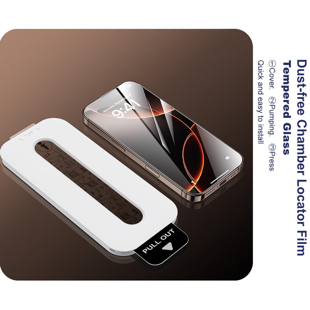 For Huawei Enjoy 90 Pro Max Glass IMAK Dust-free Cabin Full-screen Tempered Glass Film Supports Fingerprint Unlock