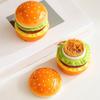 Dust-proof Toothpick Jar Decorative Cotton Swab Storage Box Hamburger Toothpick Holder  Bedroom